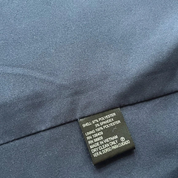 Preston and York Navy Blue Gold Zip Blazer - Picture 7 of 8